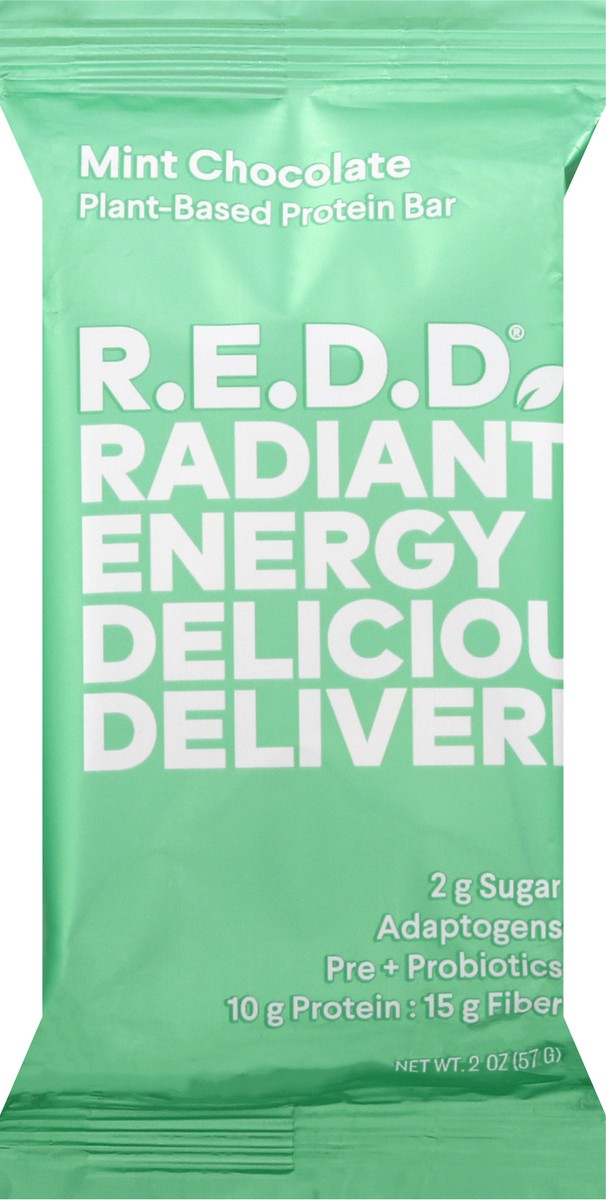 slide 1 of 9, REDD Plant-Based Mint Chocolate Protein Bar 2 oz, 2 oz