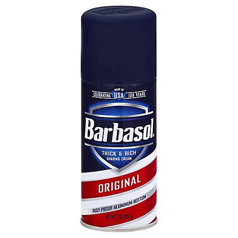 slide 1 of 1, Barbasol Shaving Cream Original - 7 Oz, 7 oz