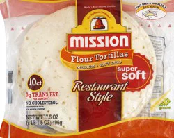Mission Super Soft Restaurant Flour Tortillas-Mission Foods