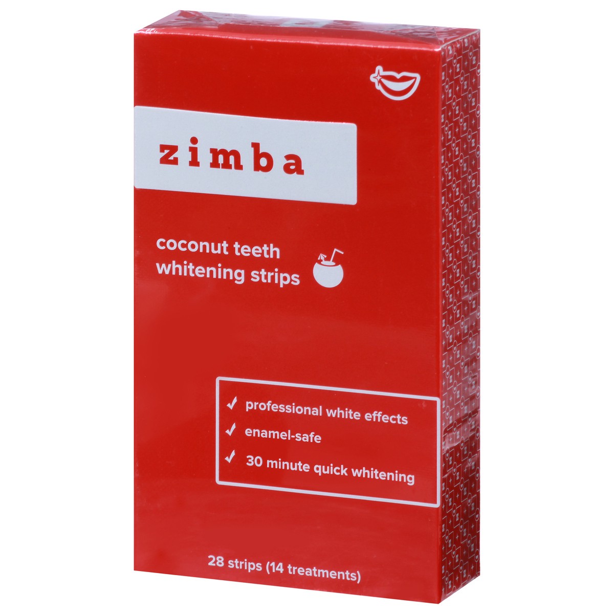 slide 3 of 9, Zimba Coconut Teeth Whitening Strips 28 ea, 28 ct