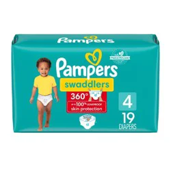 Pampers Swaddlers 360 Disposable Diapers - Size 4 - 19ct