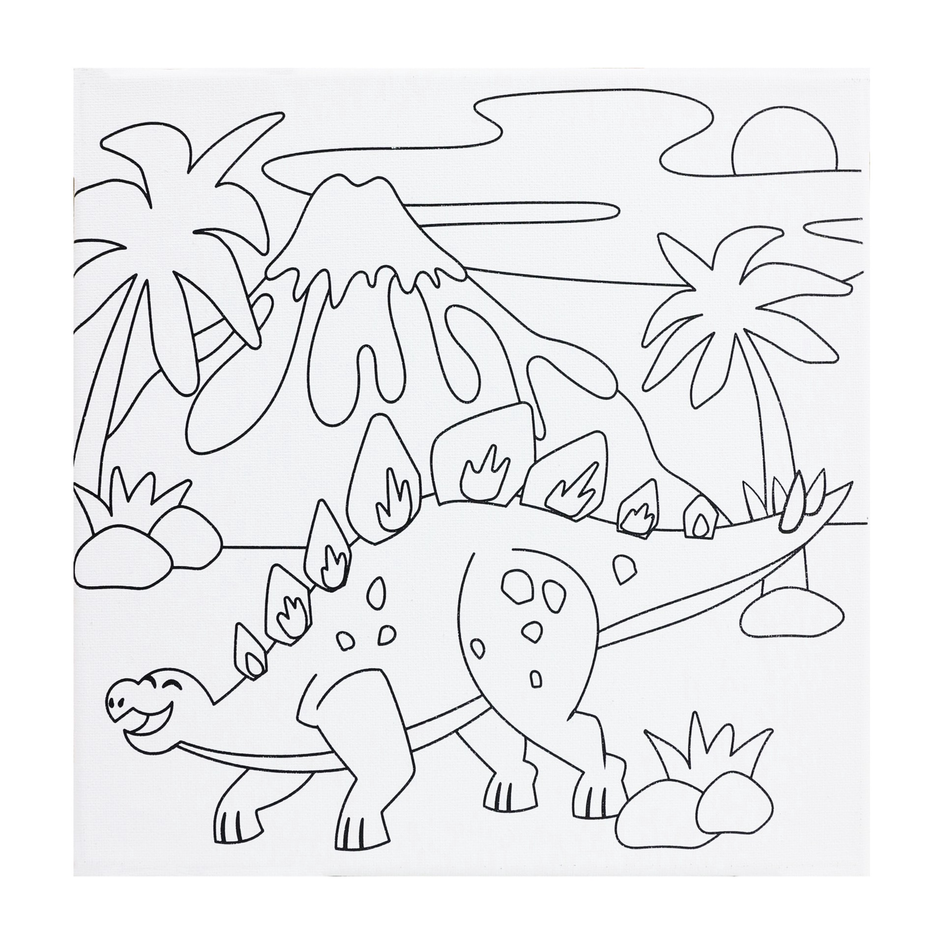 slide 5 of 5, Dinosaur Canvas Painting Kit By Creatology, 10 in x 10 in