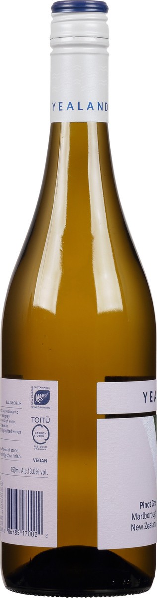 slide 8 of 9, Yealands Pinot Gris, 750ml, 750 ml