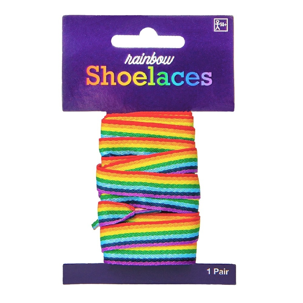 slide 1 of 1, Ampro Rainbow Shoelaces, 1 ct