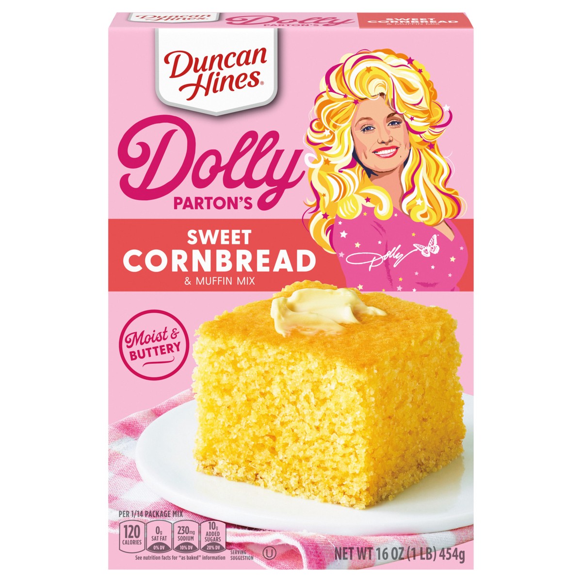 slide 1 of 4, Duncan Hines Dolly Parton's Sweet Cornbread & Muffin Mix, 16 oz., 16 oz