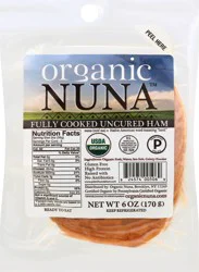 Organic Nuna Fully Cooked Uncured Ham 6 oz