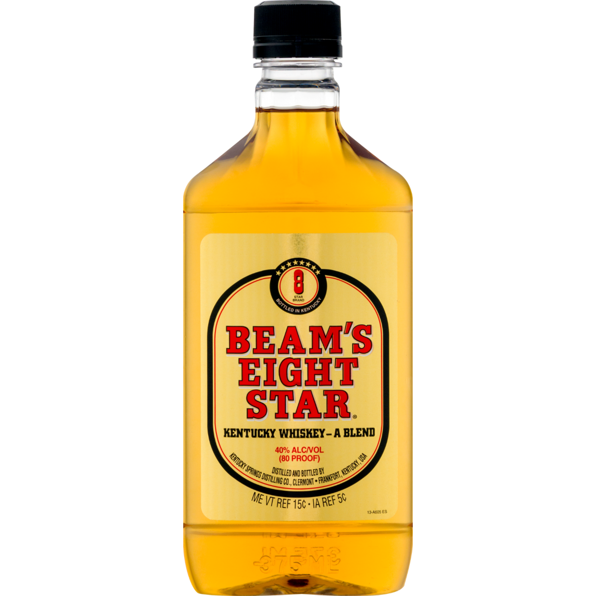 slide 1 of 5, Beam's Eight Star Kentucky Whiskey 375 ml, 375 ml