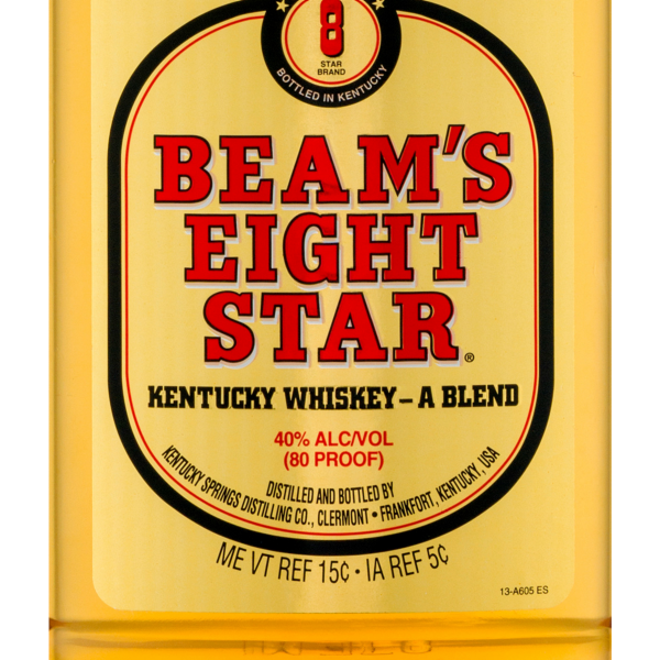 slide 2 of 5, Beam's Eight Star Kentucky Whiskey 375 ml, 375 ml