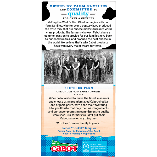 slide 3 of 4, Cabot Yellow Cheddar Mac & Cheese Shells - 6.25 oz, 6.25 oz