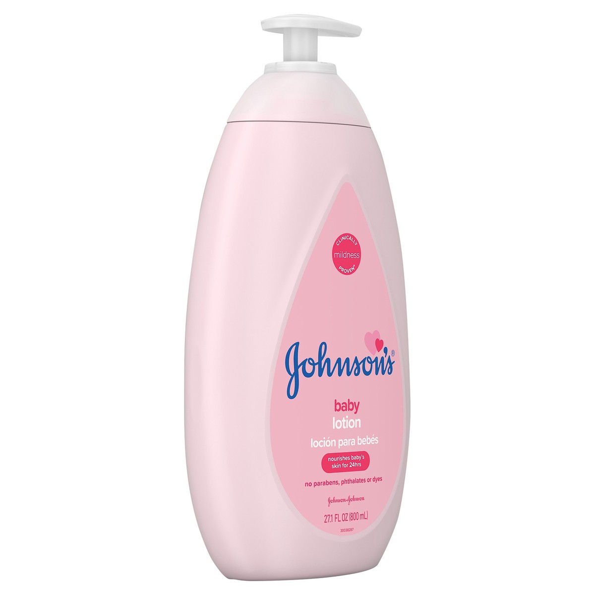 slide 6 of 7, Johnson's Moisturizing Mild Pink Baby Body Lotion, Coconut Oil for Delicate Skin, Hypoallergenic - 27.1 fl oz, 27.10 fl oz