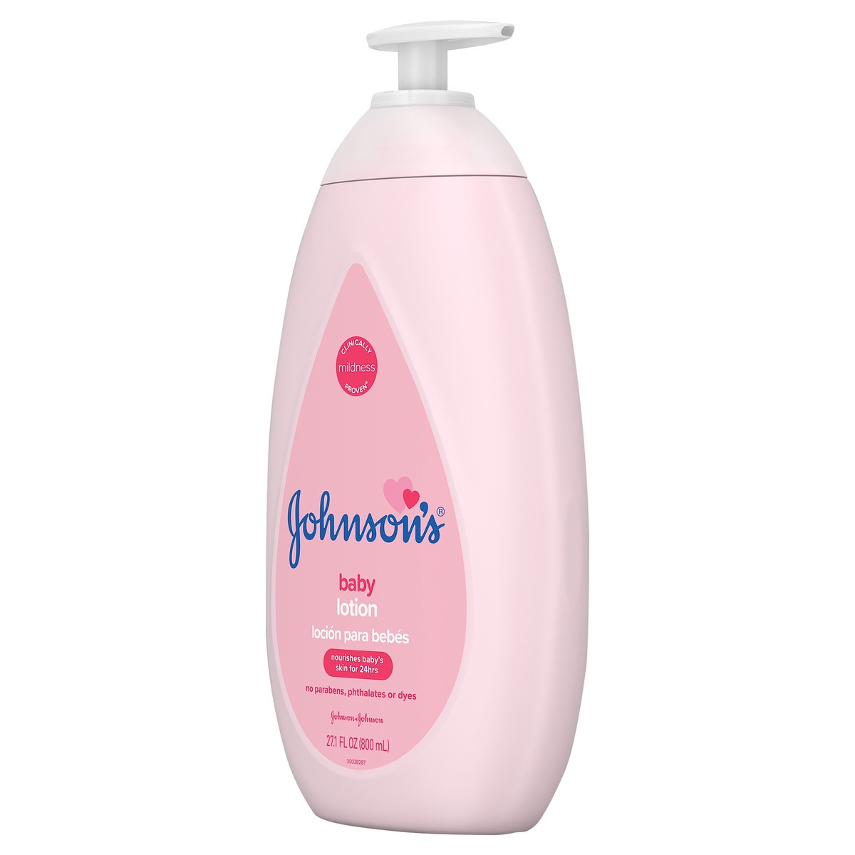 slide 7 of 7, Johnson's Moisturizing Mild Pink Baby Body Lotion, Coconut Oil for Delicate Skin, Hypoallergenic - 27.1 fl oz, 27.10 fl oz