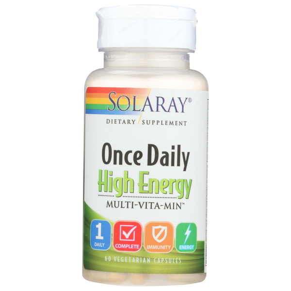 slide 1 of 1, Solaray Once Daily High Energy, 60 ct