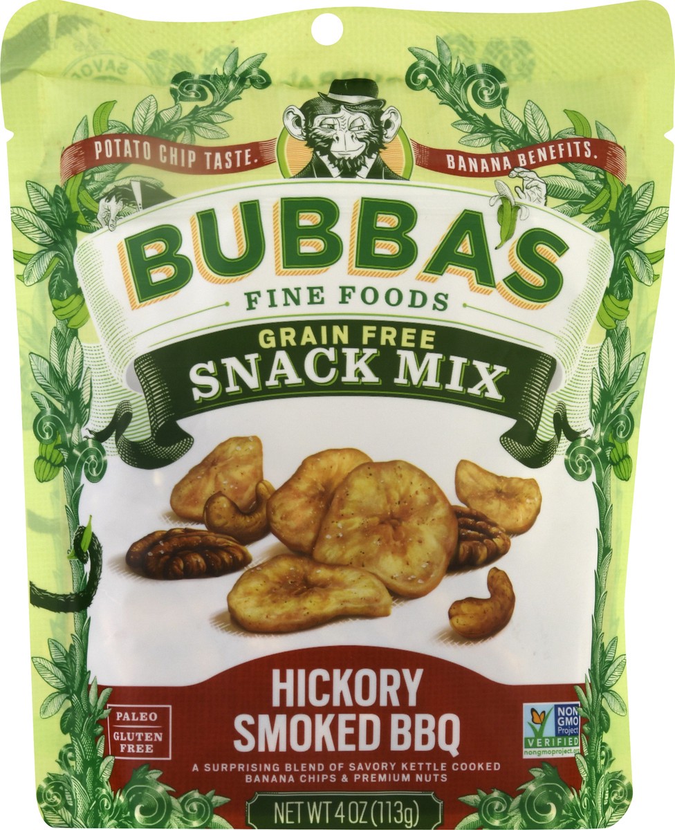 slide 2 of 12, Bubba's Fine Foods Grain Free Hickory Smoked BBQ Snack Mix 4 oz, 4 oz