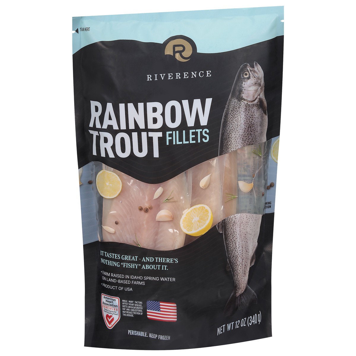 slide 9 of 9, Riverence Rainbow Trout Fillets 12 oz, 12 oz