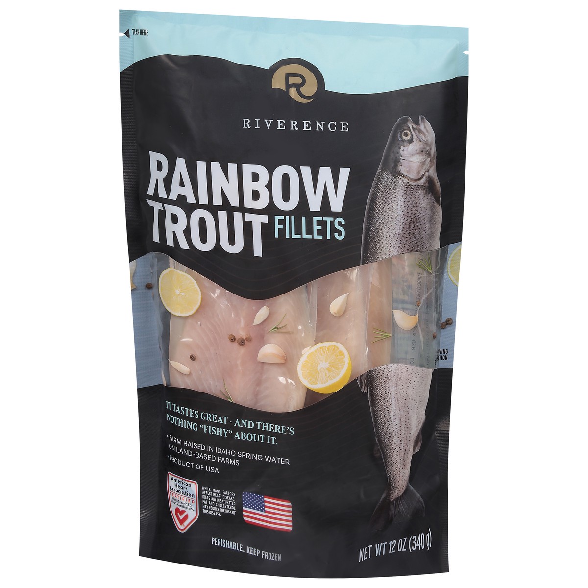 slide 4 of 9, Riverence Rainbow Trout Fillets 12 oz, 12 oz