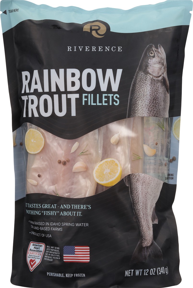 slide 6 of 9, Riverence Rainbow Trout Fillets 12 oz, 12 oz