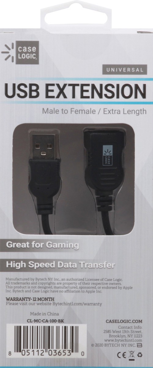 slide 6 of 10, Case Logic Universal Male to Female Extra Length 10 Foot USB Extension 1 ea, 1 ea