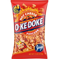 O-Ke-Doke Hot Stuff Cheese Flavored Popcorn - 7.5 oz Bag