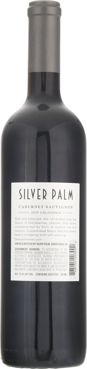 slide 8 of 12, Silver Palm Wines California Cabernet Sauvignon 750 ml, 750 ml