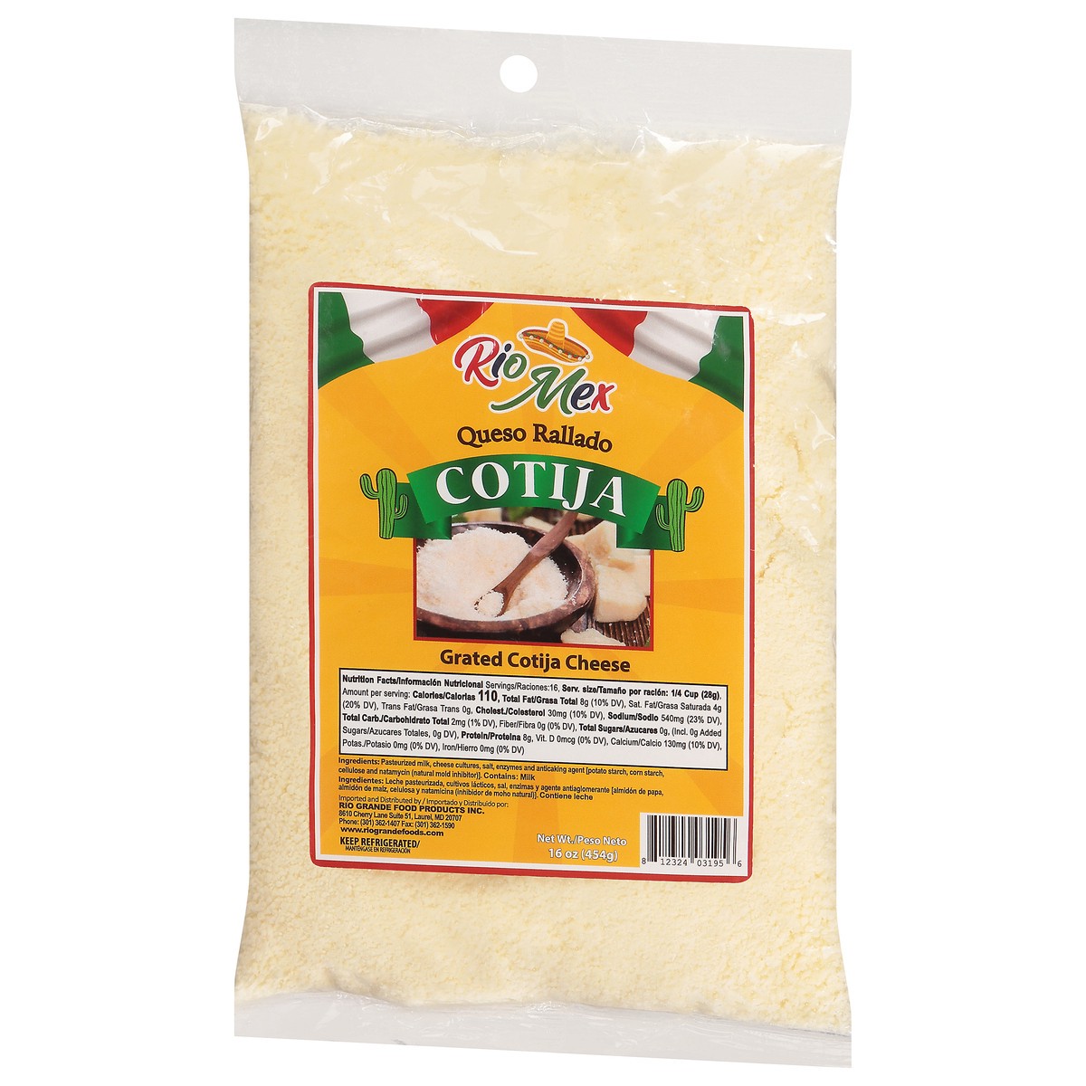 slide 7 of 11, Rio Mex Cotija Grated Cheese 16 oz, 16 oz