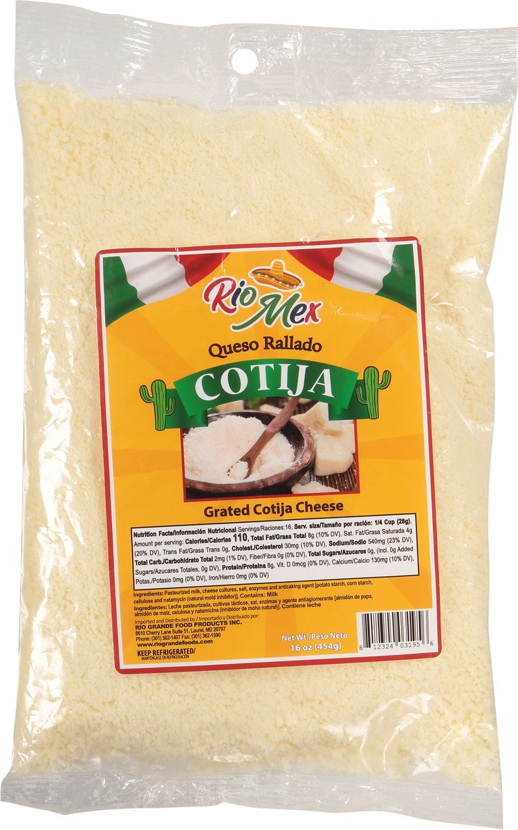 slide 8 of 11, Rio Mex Cotija Grated Cheese 16 oz, 16 oz