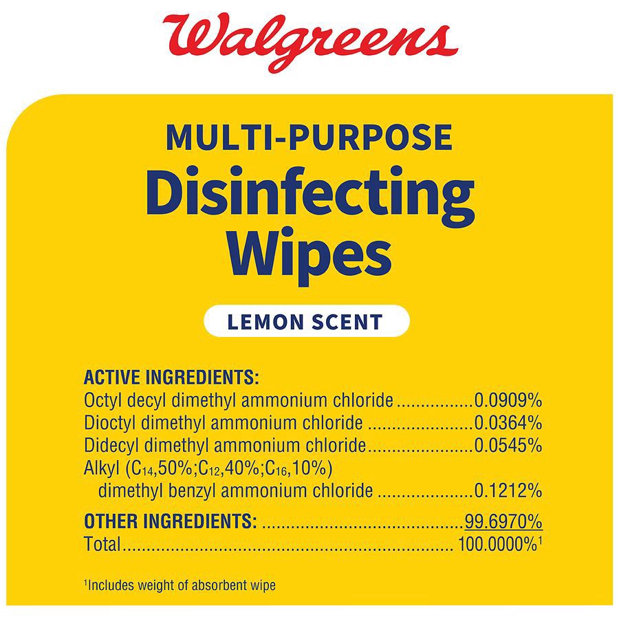 slide 4 of 5, Walgreens Disinfectant Wipes Fresh, 35 ct