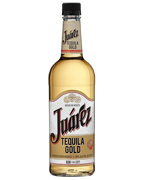slide 1 of 1, Juarez Tequila Gold 80 Proof, 750 ml