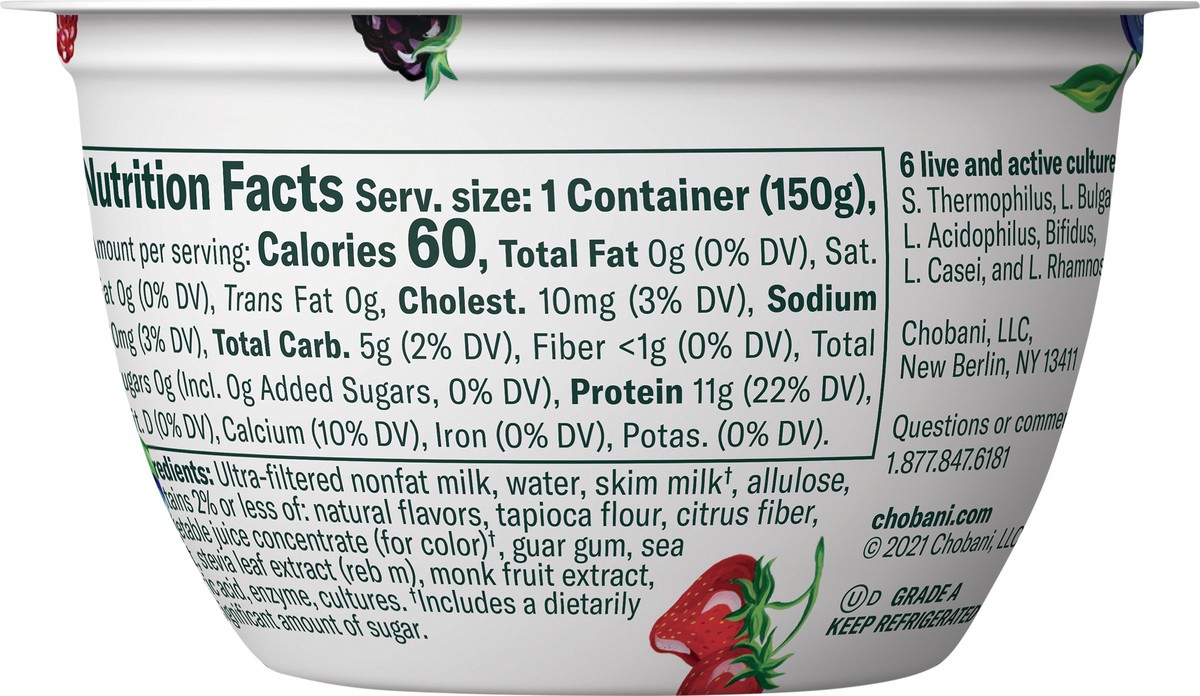 slide 4 of 5, Chobani Yogurt-Cultured, 5.3 oz