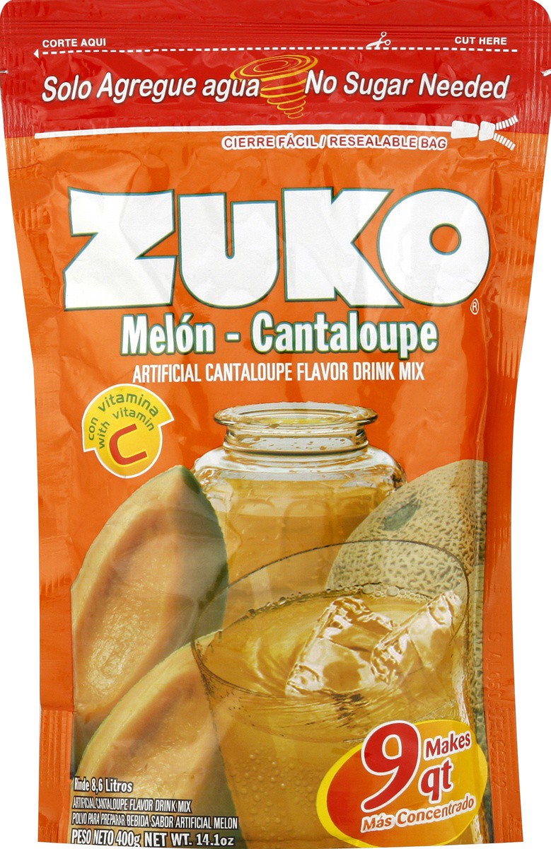 slide 2 of 3, Zuko Cantaloupe Drink Mix - 14.1 oz, 14.1 oz