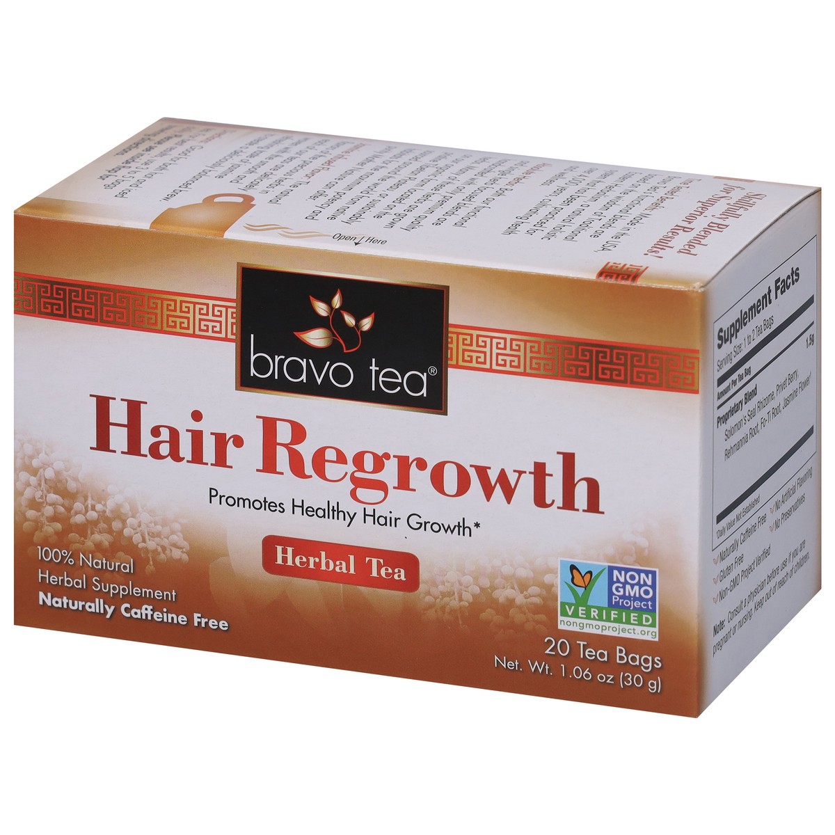 slide 2 of 16, Bravo Tea Hair Regrowth Herbal Tea 20 Tea Bags - 20 ct, 20 ct