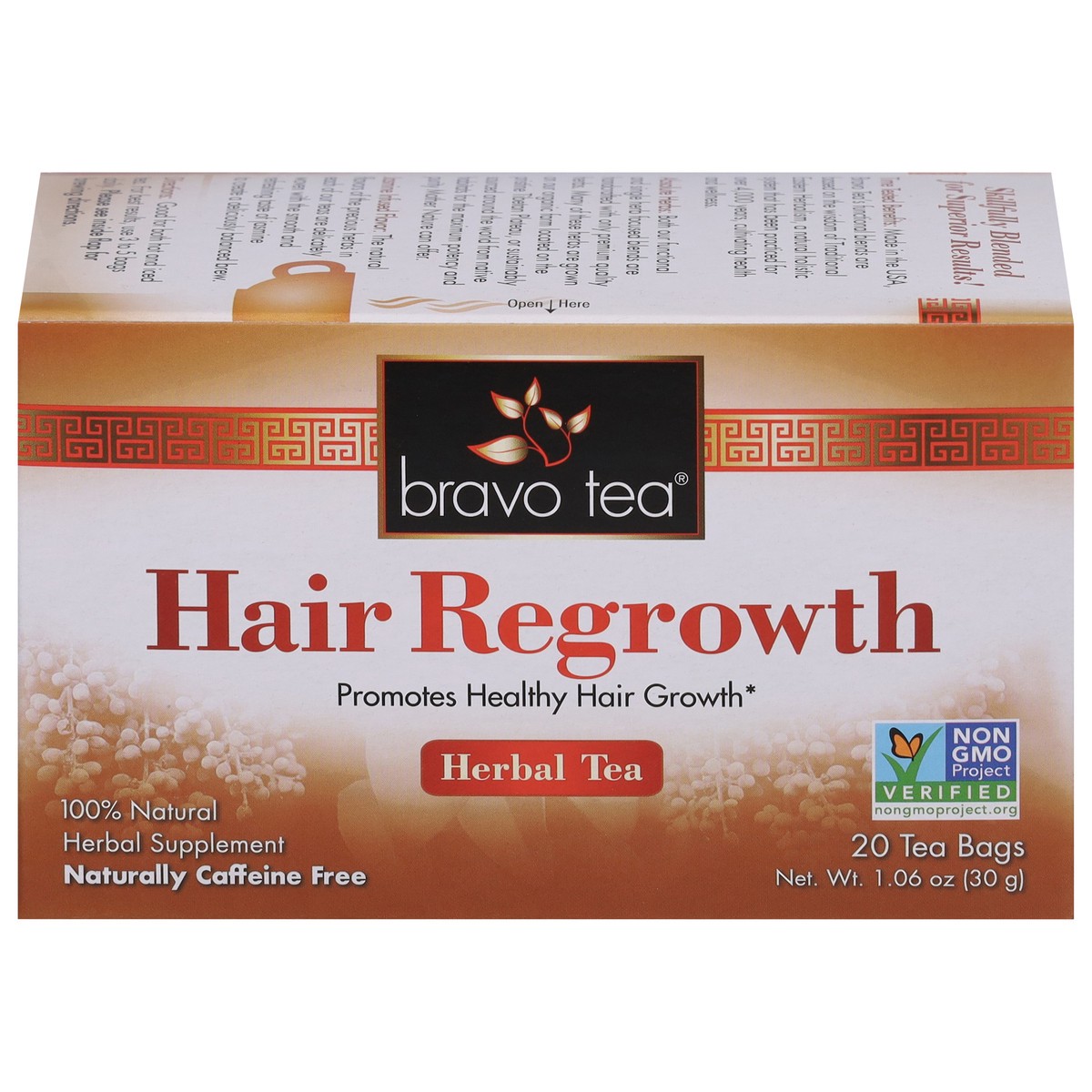 slide 6 of 16, Bravo Tea Hair Regrowth Herbal Tea 20 Tea Bags - 20 ct, 20 ct