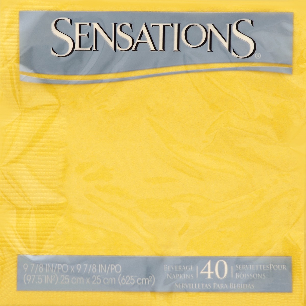 slide 3 of 4, Sensations Napkins 40 ea, 40 ct