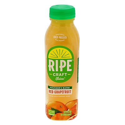 slide 1 of 1, RIPE Red Grapefruit Indian River Florida 100% Juice, 12 oz