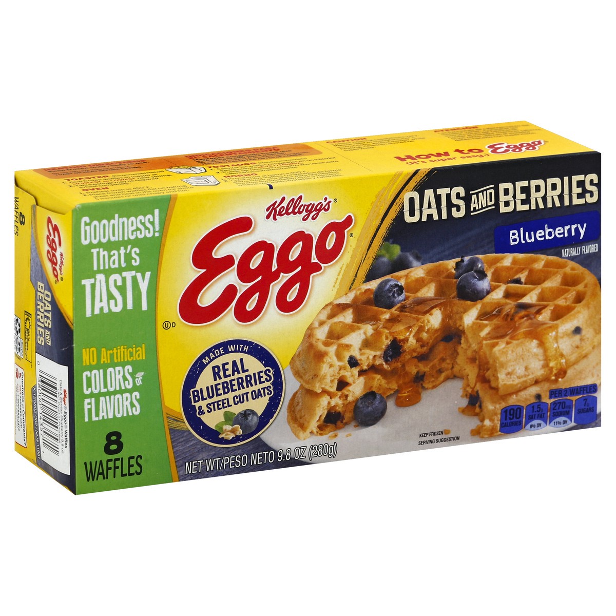 slide 7 of 8, Eggo Waffles 8 ea, 8 ct