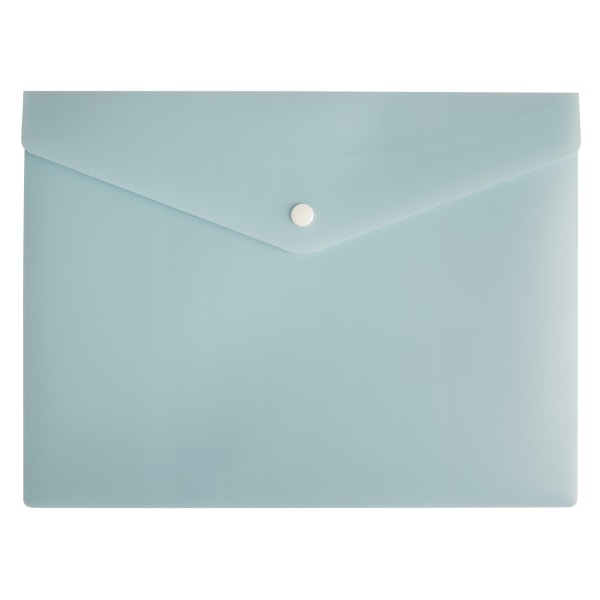 slide 1 of 1, Office Depot Brand Poly Envelope, 8-1/2'' X 11'', Light Blue, 1 ct