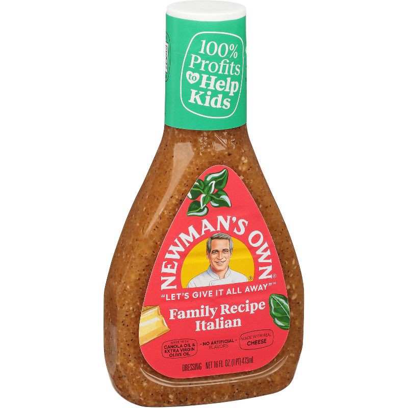 slide 4 of 6, Newman's Own Family Recipe Italian Dressing 16 fl oz, 16 fl oz