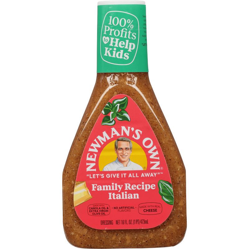 slide 5 of 6, Newman's Own Family Recipe Italian Dressing 16 fl oz, 16 fl oz