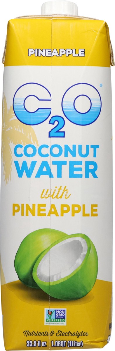 slide 3 of 13, C2O Coconut Water with Pineapple 33.8 fl oz, 33.8 fl oz