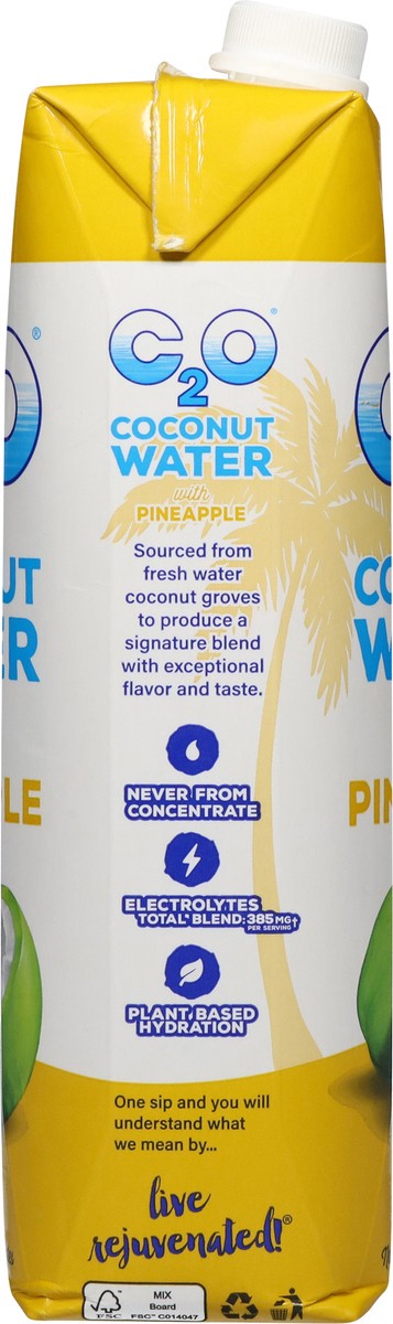 slide 4 of 13, C2O Coconut Water with Pineapple 33.8 fl oz, 33.8 fl oz
