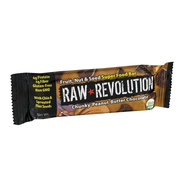 slide 1 of 1, Raw Revolution Super Food Bar, Peanut Butter Chocolate, 1.6oz, 1.6 oz