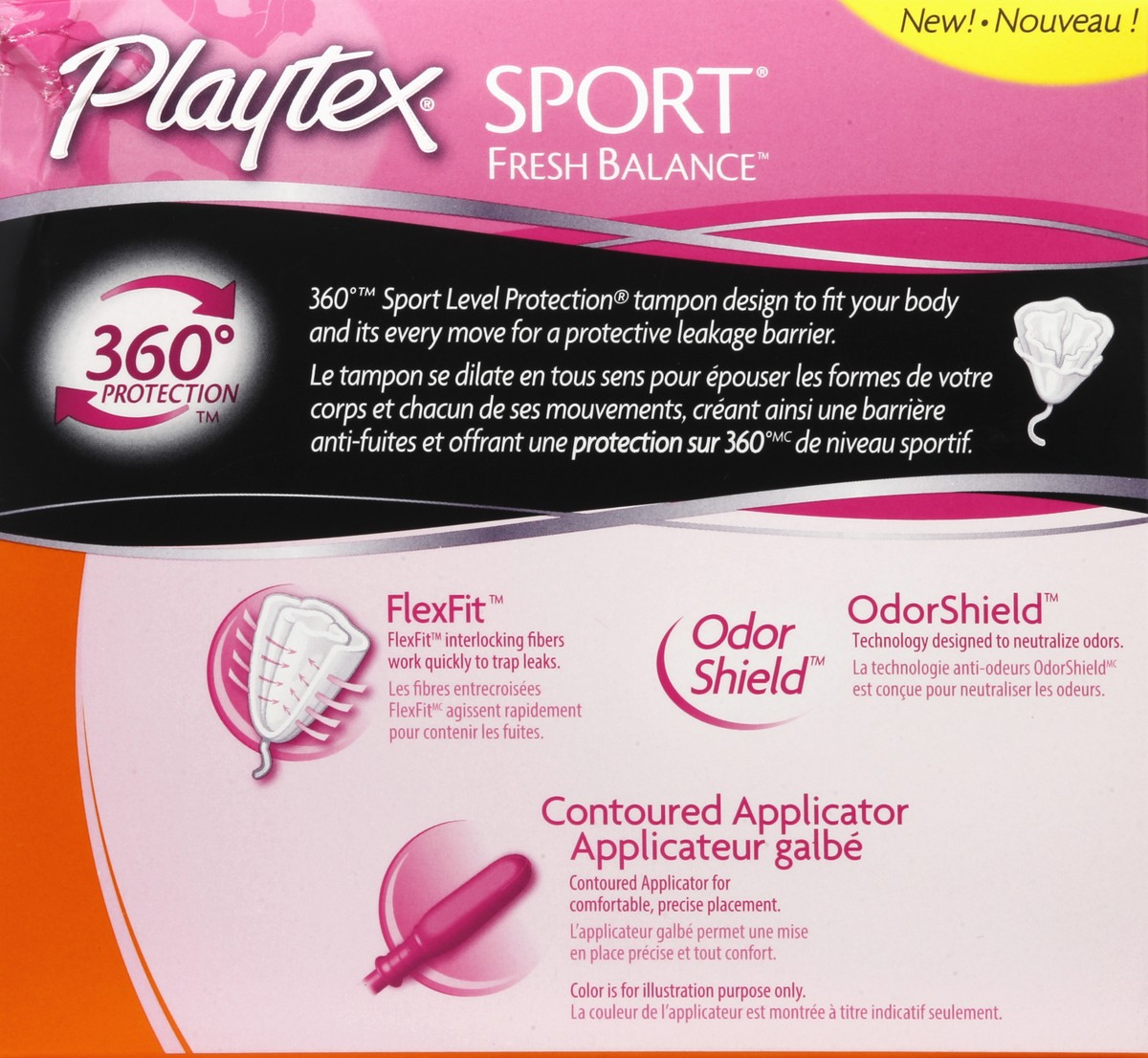 slide 6 of 6, Playtex Sport Fresh Balance Super Absorbency Tampons, 32 ct