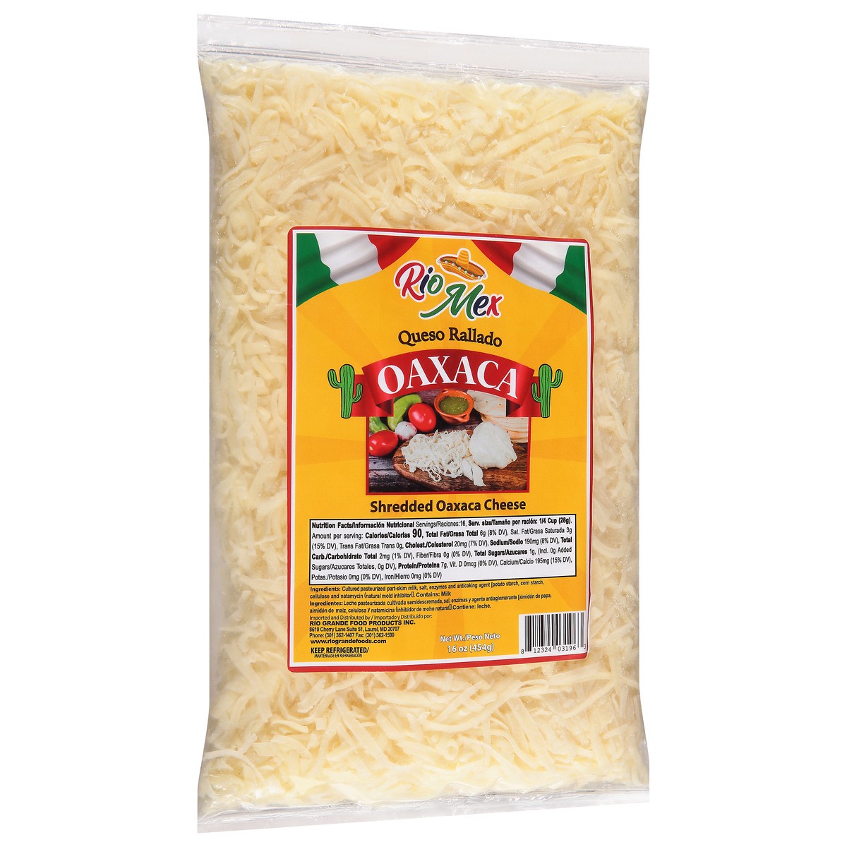 slide 5 of 11, Rio Mexican Oaxaca Cheese - 16 Oz, 16 oz