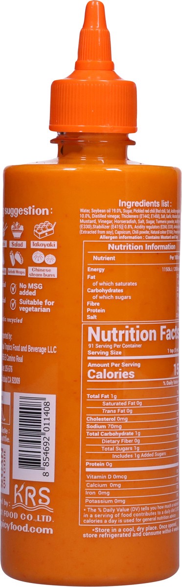 slide 6 of 13, J-Lek Medium Sriracha Mayo Chili Sauce 15.38 fl oz, 15.38 fl oz