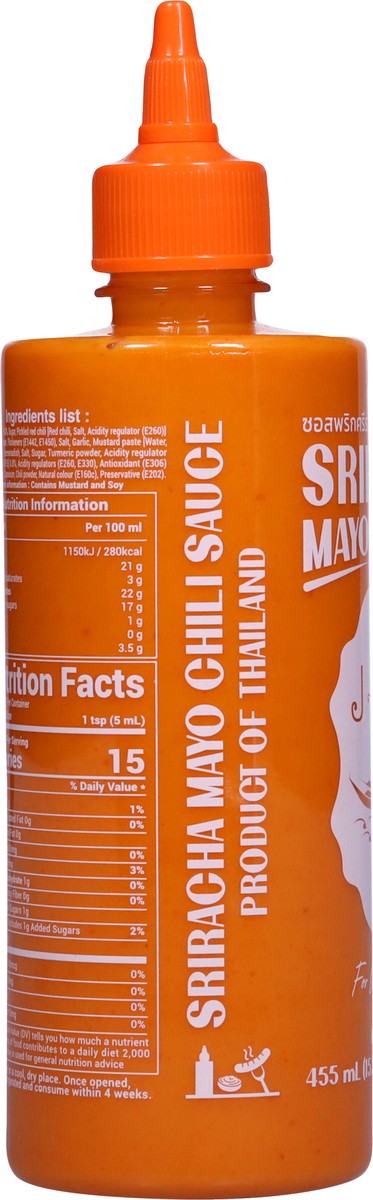 slide 5 of 13, J-Lek Medium Sriracha Mayo Chili Sauce 15.38 fl oz, 15.38 fl oz