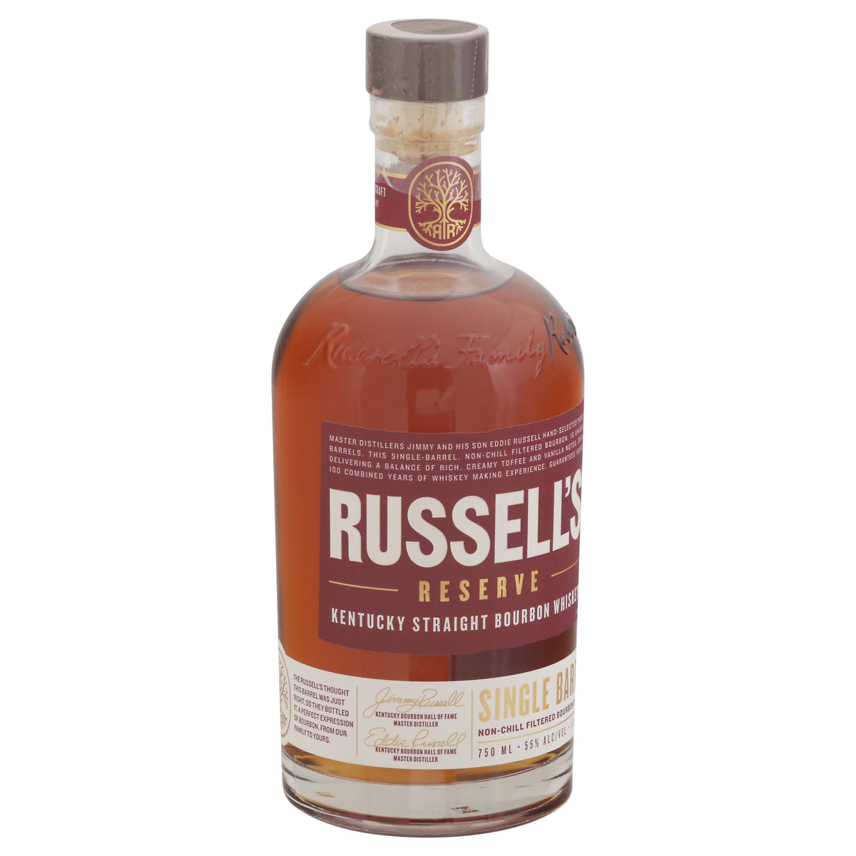 slide 6 of 11, Russell's Reserve Single Barrel Kentucky Straight Bourbon Whiskey 750 ml, 750 ml