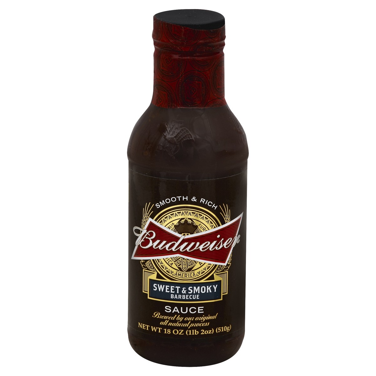 slide 2 of 2, Budweiser Barbecue Sauce 18 oz, 18 oz