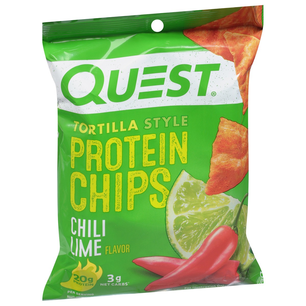slide 2 of 9, Quest Tortilla Style Chili Lime Flavor Protein Chips 1.1 oz, 1.1 oz