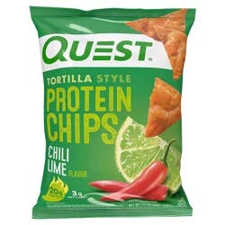 Quest Tortilla Style Chili Lime Flavor Protein Chips 1.1 oz