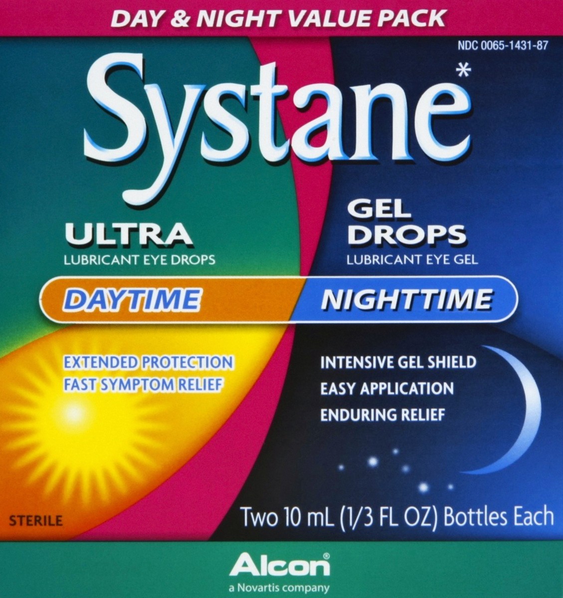 slide 4 of 4, Systane Daytime & Nighttime Lubricant Eye Drops, 2 ct; 10 ml