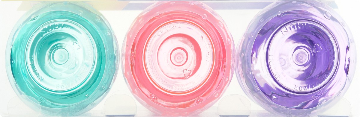 slide 8 of 11, Nuby 8 Ounce Non-Drip Wide Neck Bottles 3 ea, 3 ct